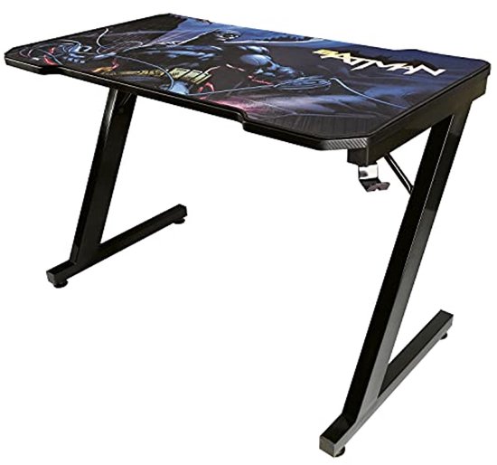 Ergonomisch Gaming Bureau met Carbon Afwerking en Geïntegreerde Muismat van Merkloos