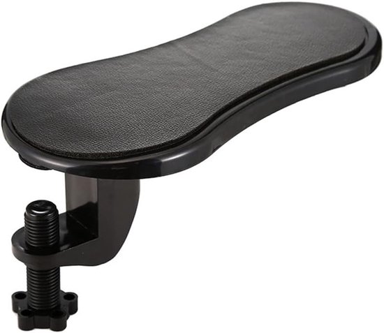 Ergonomische Armsteun met Draaifunctie, Geheugenfoam Polssteun voor Kantoor, Studie en Gaming (Zwart) van Merkloos