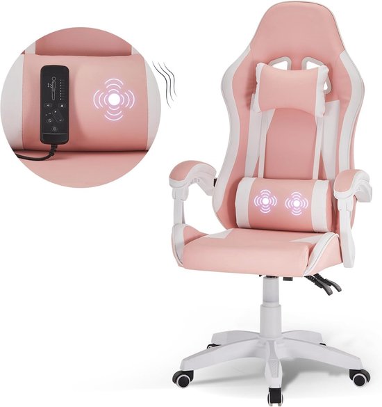 Ergonomische Gaming Stoel met Massagefuncties en Verstelbare Rugleuning voor Thuis en Kantoor van Ergon