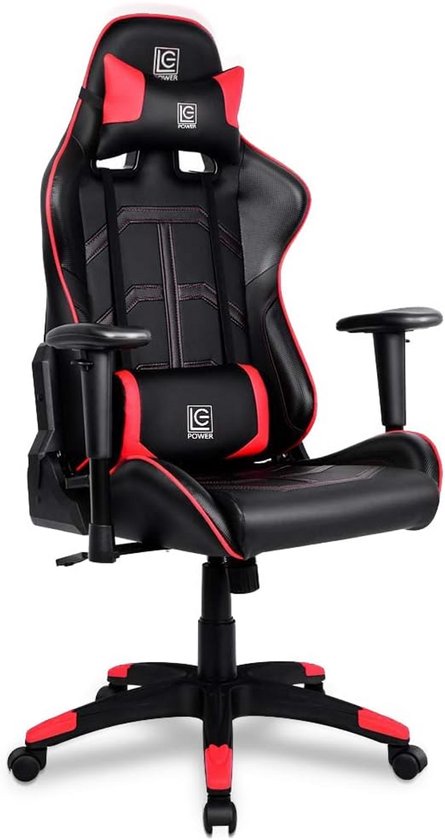 Ergonomische Gaming Stoel - Verstelbare Racestoel met Armleuningen en Kantelfunctie van Merkloos