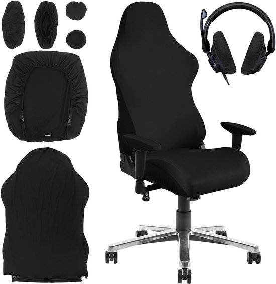Ergonomische gamingstoel hoes voor optimale ondersteuning en comfort tijdens het gamen van Merkloos