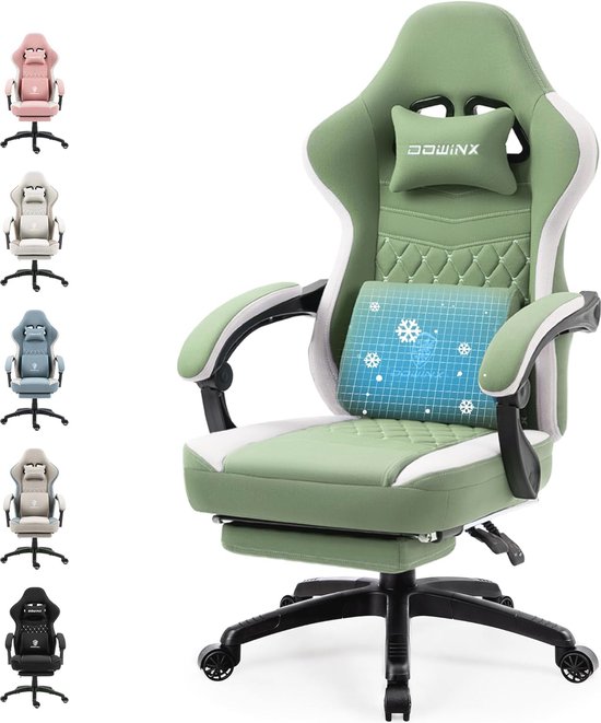 Ergonomische Gamingstoel met Pocketvering en Massagefunctie - Zwart - Geschikt tot 150 kg van Zitmaxx Gaming