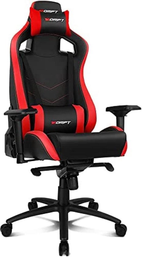 Ergonomische Gamingstoel - Verstelbare Stoel met Kunstleer en Lendensteun