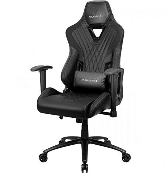 Ergonomische Gamingstoel Zwart - Verstelbare Armleuningen en Rugleuning van Merkloos