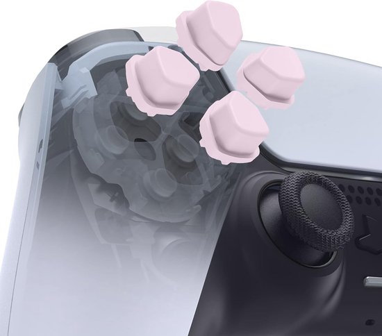 Ergonomische Gesplitste D-Pad Knoppen voor PS5 en PS4 Controllers - Precisie Gaming van Merkloos