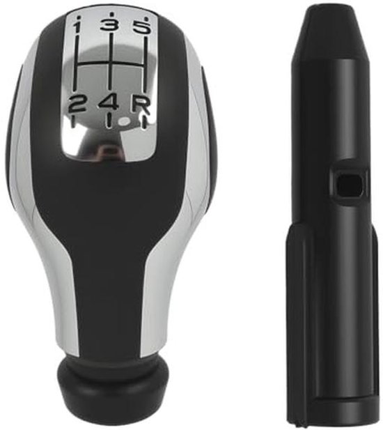 Ergonomische Handmatige Versnellingspookknop voor Auto - 5 Versnellingen, Hoogwaardige Materialen, Comfortabele Grip van Merkloos