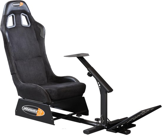 Ergonomische Race Simulatoren Stoel met Alcantara Bekleding voor Uren Speelplezier van Merkloos