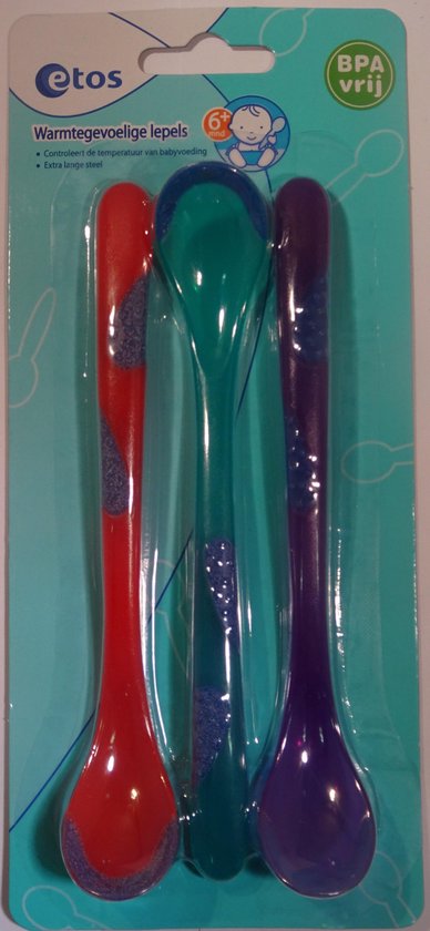 Etos Warmtegevoelige Babylepels - 3 stuks van Etos