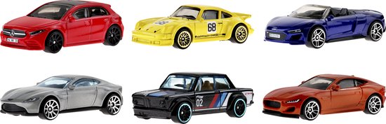 European Car Culture Themed Multipack van Hot Wheels