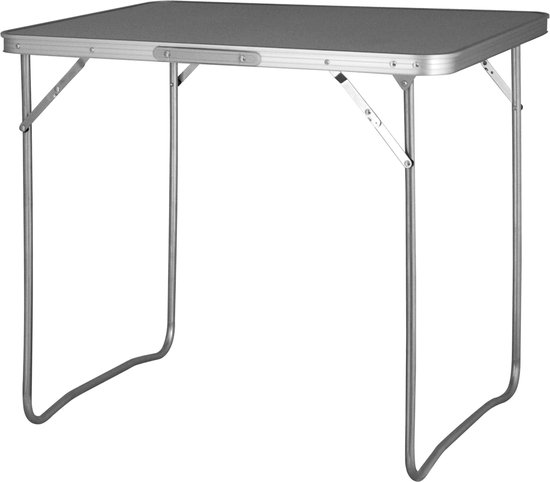 Eurotrail Campingtafel Monaco - Medium - Grijs van Eurotrail
