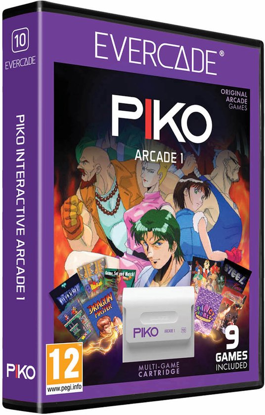 Evercade - Piko Arcade - cartridge 1 (9 games) van Merkloos