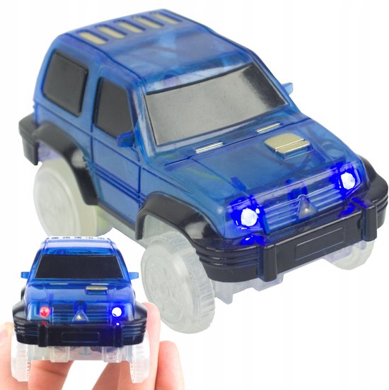 Extra Blauw LED Autootje voor Racebaan LT20 Magic Track van LT20 Magic Track