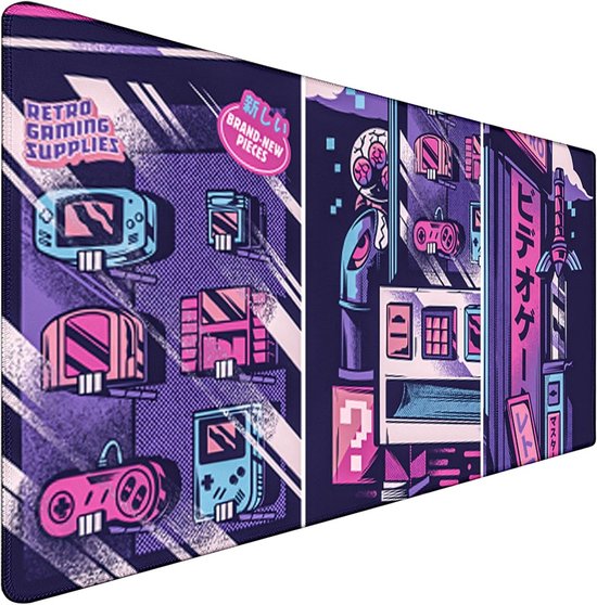 Extra Grote Gaming Muismat (90x30 cm) - Waterdicht & Antislip - Ideaal voor E-sports en Kantoor van Merkloos
