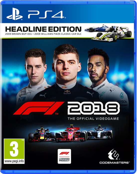 F1 2018 Headline Edition - PS4 van Codemasters