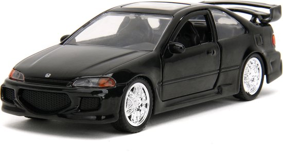 Fast and furious modelauto's 1:32 duo pack Honda Civic + Mazda RX7 van Merkloos