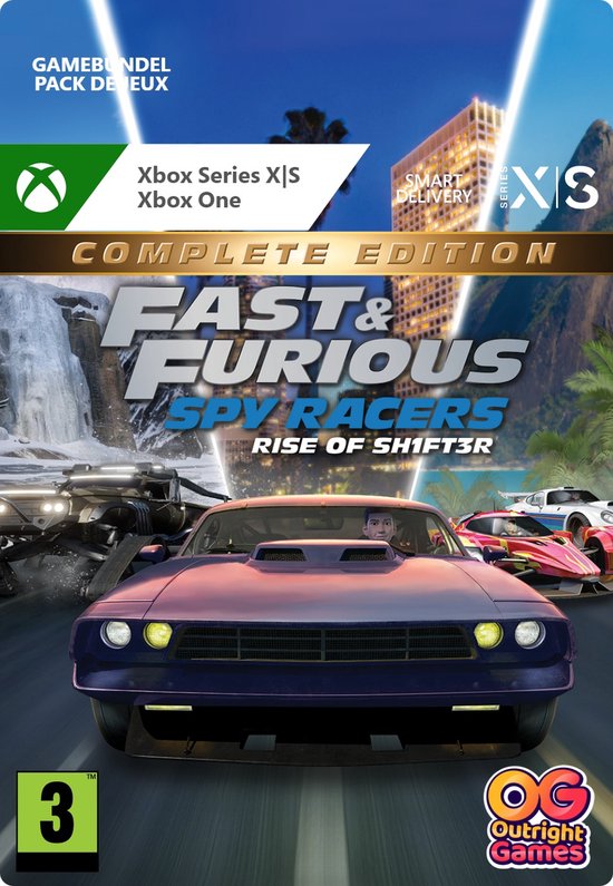 Fast & Furious: Spy Racers Rise of SH1FT3R Complete Edition - Xbox Series X + S & Xbox One Download van Outright Games