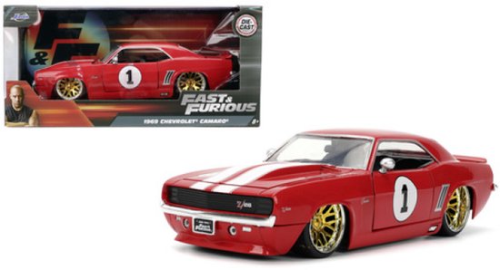 Fast&Furious 1969 Chevrolet Camaro 1:24 van Jada Toys