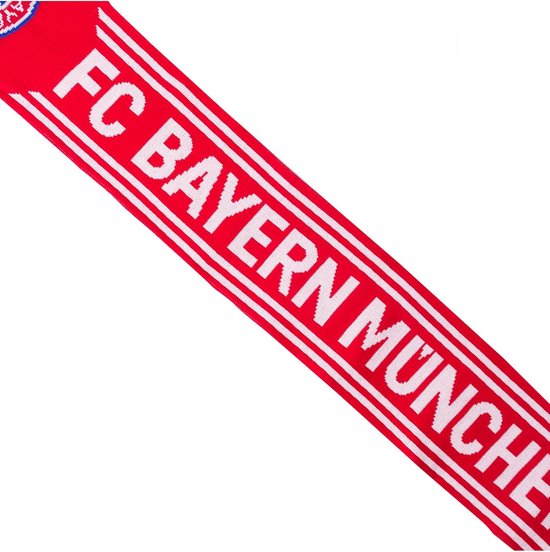 FC Bayern München Sjaal - Voetbal Sjaal - Supporter zijn - Officieel fanartikel - Eén Maat - Rood/Wit