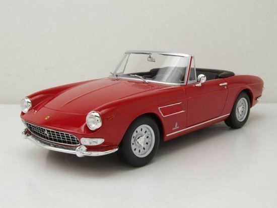 Ferrari 275 GTS PININFARINA SPYDER 1964 Rood (Limited Edition) One of 500 (1:18) KK-Scale van Ferrari