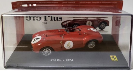 Ferrari 375 Plus 1954 Schaal 1:43 van Merkloos