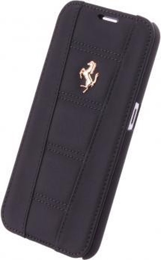 Ferrari 458 Collection Leather Book Case Galaxy S6 zwart van Merkloos