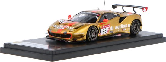 Ferrari 488 GT3 Evo Looksmart Modelauto 1:43 2022 Björn Grossmann / Jonathan Hirschi / Luca Ludwig van Ferrari
