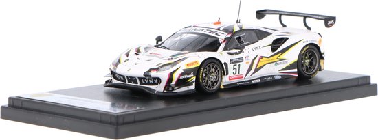 Ferrari 488 GT3 Evo Looksmart Modelauto 1:43 2022 James Calado / Miguel Molina / Nicklas Nielsen van Ferrari