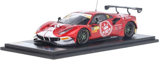 Ferrari 488 GT3 Looksmart Modelauto 1:43 2023 Weian Chen Harmony Racing LSRC187 FIA GT World Cup van Looksmart