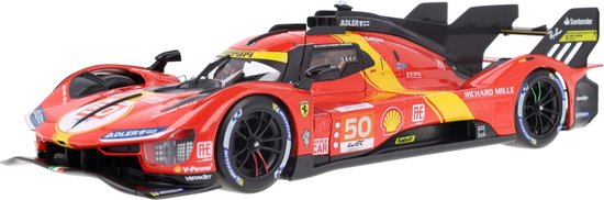 Ferrari 499P Hypercar Bburago Modelauto 1:18 2023 Antonio Fuoco / Miguel Molina / Nicklas Nielsen van Ferrari