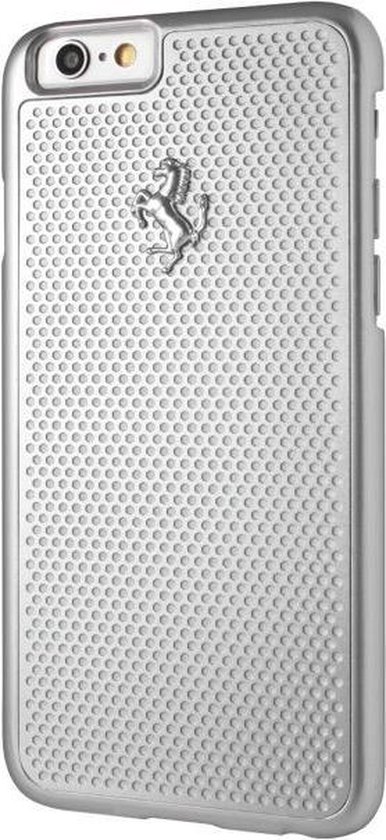 Ferrari Alluminium Hard Case iPhone 6/6S Metalic van Merkloos