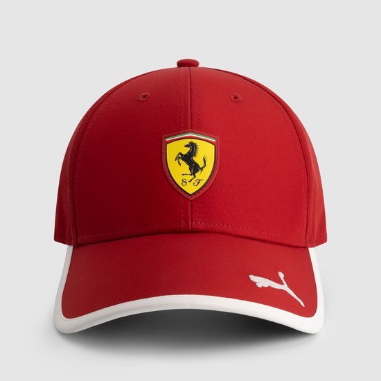 Ferrari Classic Cap Cherry Rood - Lewis Hamilton - Charles LeClerc- Formule 1 van Ferrari
