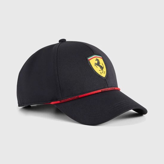 Ferrari Classic Cap Zwart 2026 - Lewis Hamilton - Charles Leclerc van Merkloos