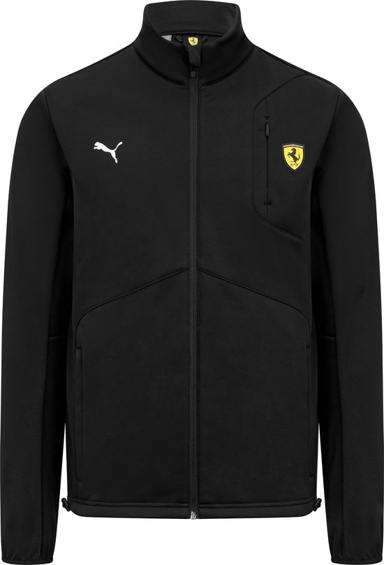 Ferrari Classic Softshell zwart 2023 XL - Teamline - Charles Leclerc - Carlos Sainz - Scuderia Ferrari van Ferrari
