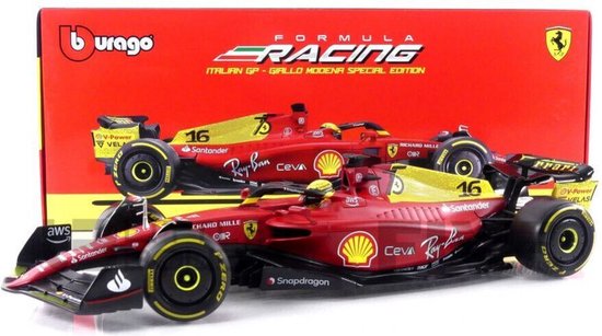 Ferrari F1-75 #16 Monza GP 2022 C. LeClerc Burago van Ferrari