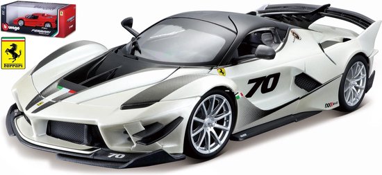 Ferrari Fxx-k Evo #70 2018 1:18 wit/zwart van Merkloos