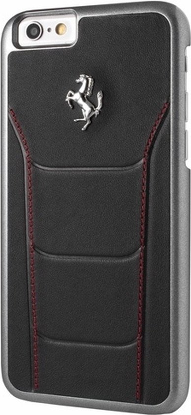 Ferrari - GT - - 458 - hoesje - voor - iPhone - 6 / iPhone - 6S - zwart - en - rood van Merkloos