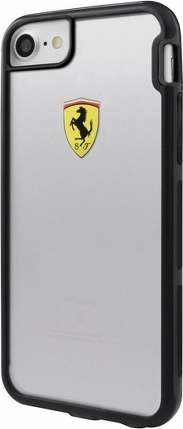 Ferrari Hardcase FEHCP7TR3 iPhone 7/8 /SE 2020 / SE 2022 transparant Racing Schokbestendig van Merkloos