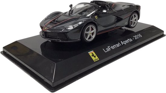 Ferrari Laferrari Aperta 1:43 zwart van Ferrari