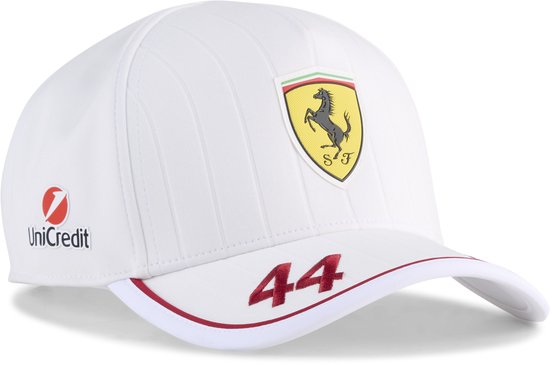 Ferrari Lewis Hamilton Special Edition Cap Wit 2025 van Merkloos