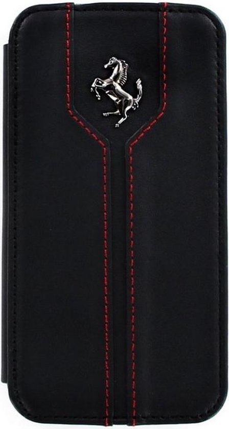 Ferrari Monte Carlo Leather BookCase - Samsung Galaxy S4 Mini - Zwart van Ferrari