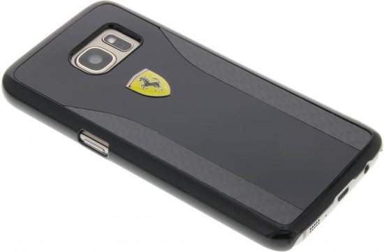 Ferrari Real Carbon Fiber Hard Case Samsung Galaxy S7 van Merkloos