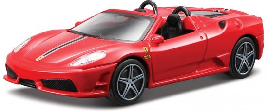 Ferrari Scuderia Spider 16m Race & Play 1:43 rood van Ferrari