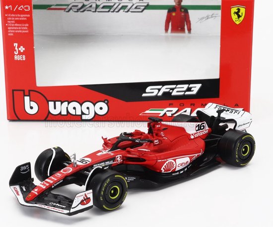 Ferrari SF23 - Charles Leclerc - Las Vegas 2023 - Bburago 1:43 van Ferrari