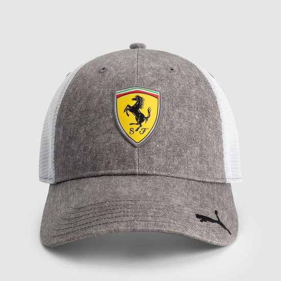 Ferrari Trucker Cap Grey Dawn 2025 - Formule 1 - Lewis Hamilton - Charles LeClerc van Ferrari