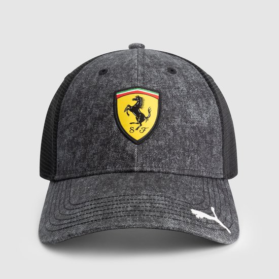 Ferrari Trucker Cap Zwart 2025 - Lewis Hamilton - Charles LeClerc - Formule 1