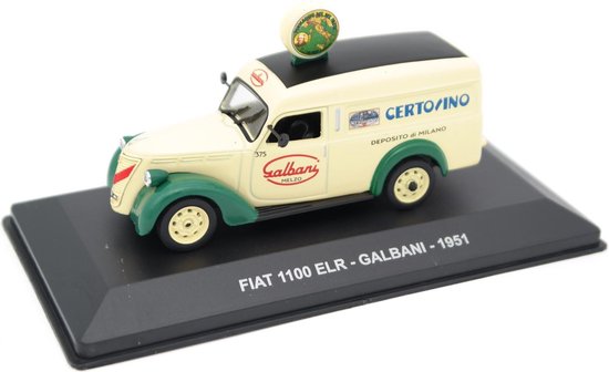 Fiat 1100 ELR GALBANI 1951 1:43 van Fiat
