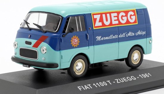 Fiat 1100 T Zuegg 1961 Blue/Green 1:43 van Fiat