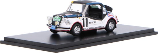 Fiat 500 Gamine Spark Modelauto 1:43 1969 René-Francois Dulbecco / Yves Le Graverend G.A.M. Monaco van Fiat