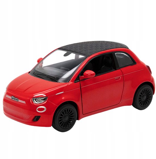 Fiat 500e Elektrische RC Auto Schaal 1:28 - Speelgoed voor Kinderen van Merkloos