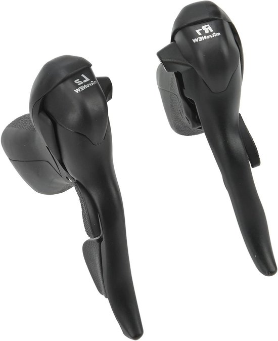 Fiets Shifter Remhendels - Racefiets Hendels - Fietsen Onderhoud - Slijtvast Aluminium - 22.2-23.8mm - Zwart